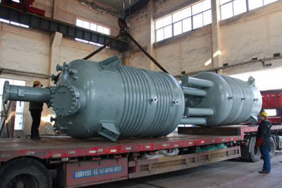 12000L有色金屬鈦復合板高溫高壓反應釜